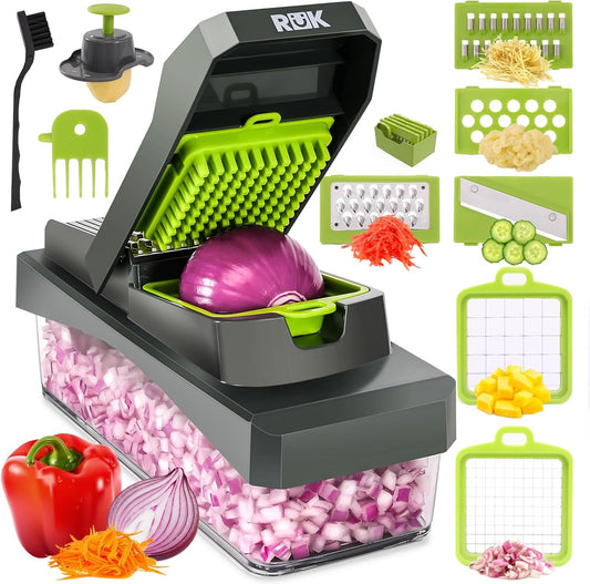 Veggie Chopper(10 in 1 - Gray)