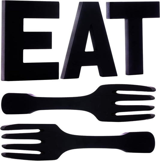 Wooden EAT Signs Kitchen Decor 