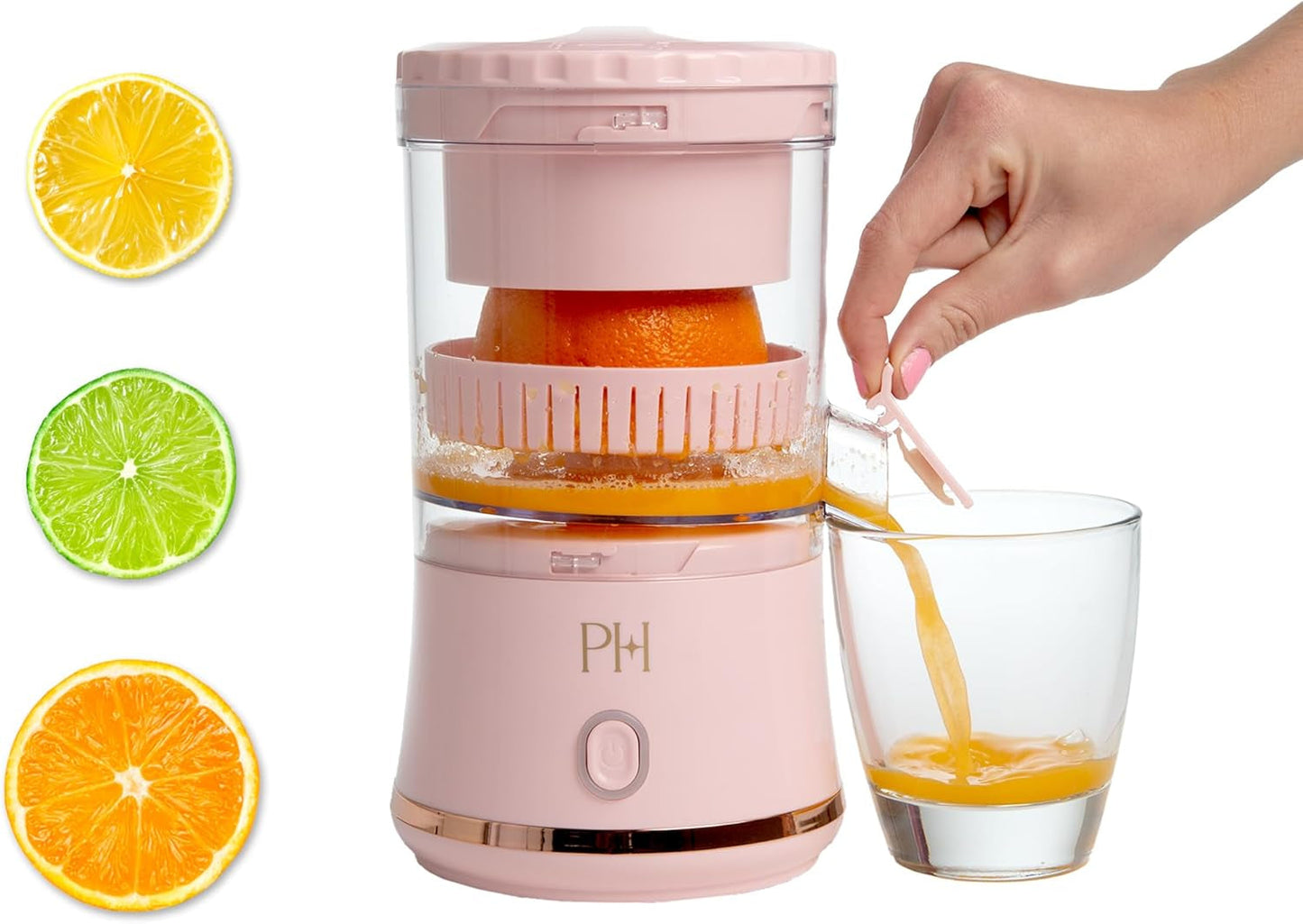 Electric Citrus Juicer, Pink