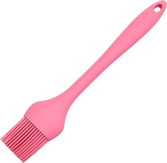 Premium Silicone Basting Brush, 10.25 Inch, Pink